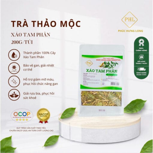 Trà thân lá Xáo Tam Phân Túi 200G
